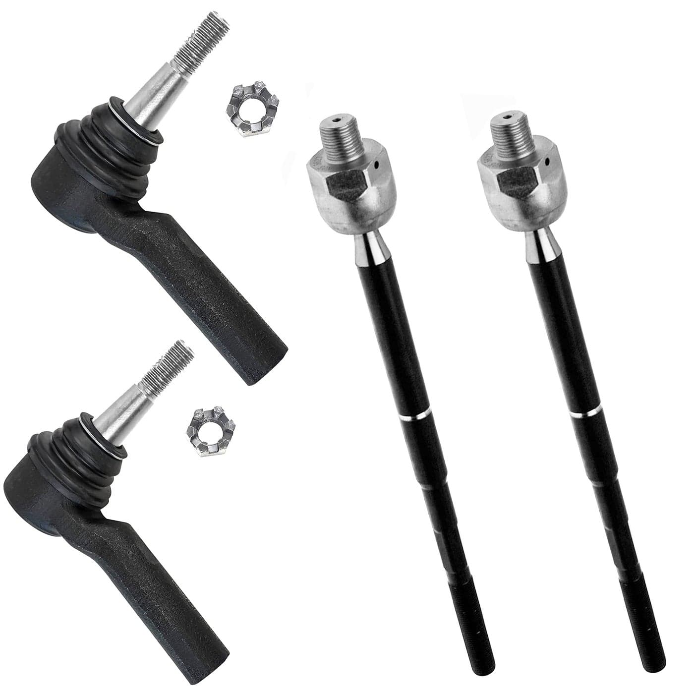 4PC InnerOuter Tie Rod Ends FITS 20102015 Chevrolet Camaro
