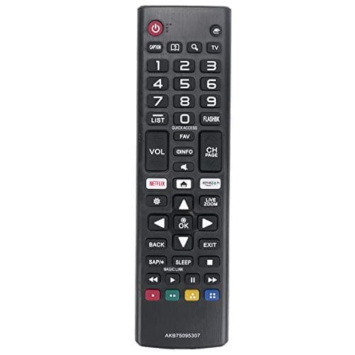 AKB75095307 Replacement Remote Control fit for LG Smart TV 43LJ550M 43LJ5500 43LJ5550 49LJ550M 32LJ550BUA 32LJ550B-UA 32LJ550MUB 32LJ550M-UB 43LJ5500 43LJ5500UA 43LJ5500-UA 43LJ550MUB 43LJ550M-UB