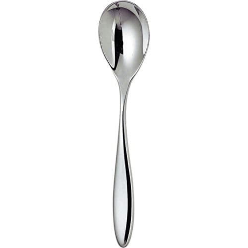 Alessi Mami 9-3/4-Inch Serving Spoon, 18/10 Stainless Steel Mirror Polish, Silver