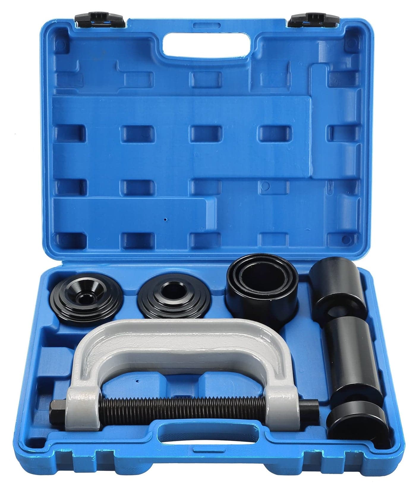 ATPEAM Ball Joint Service Tool Heavy Duty Ball Joint Press U Joint Removal Tool Kit with 4wd Adapters for Most 2WD and 4WD Cars and Light Trucks