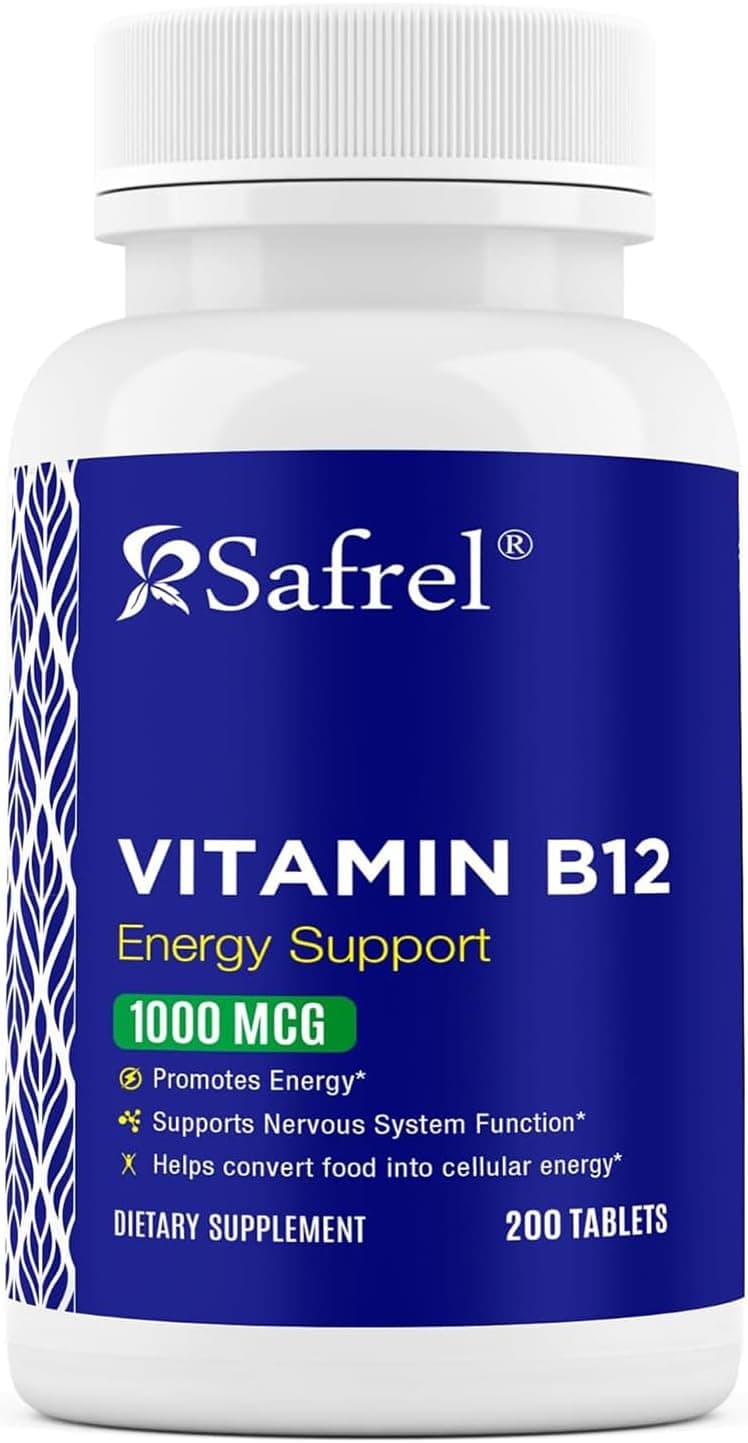 Vitamin B12 Tablets 1000 MCG for Energy Support