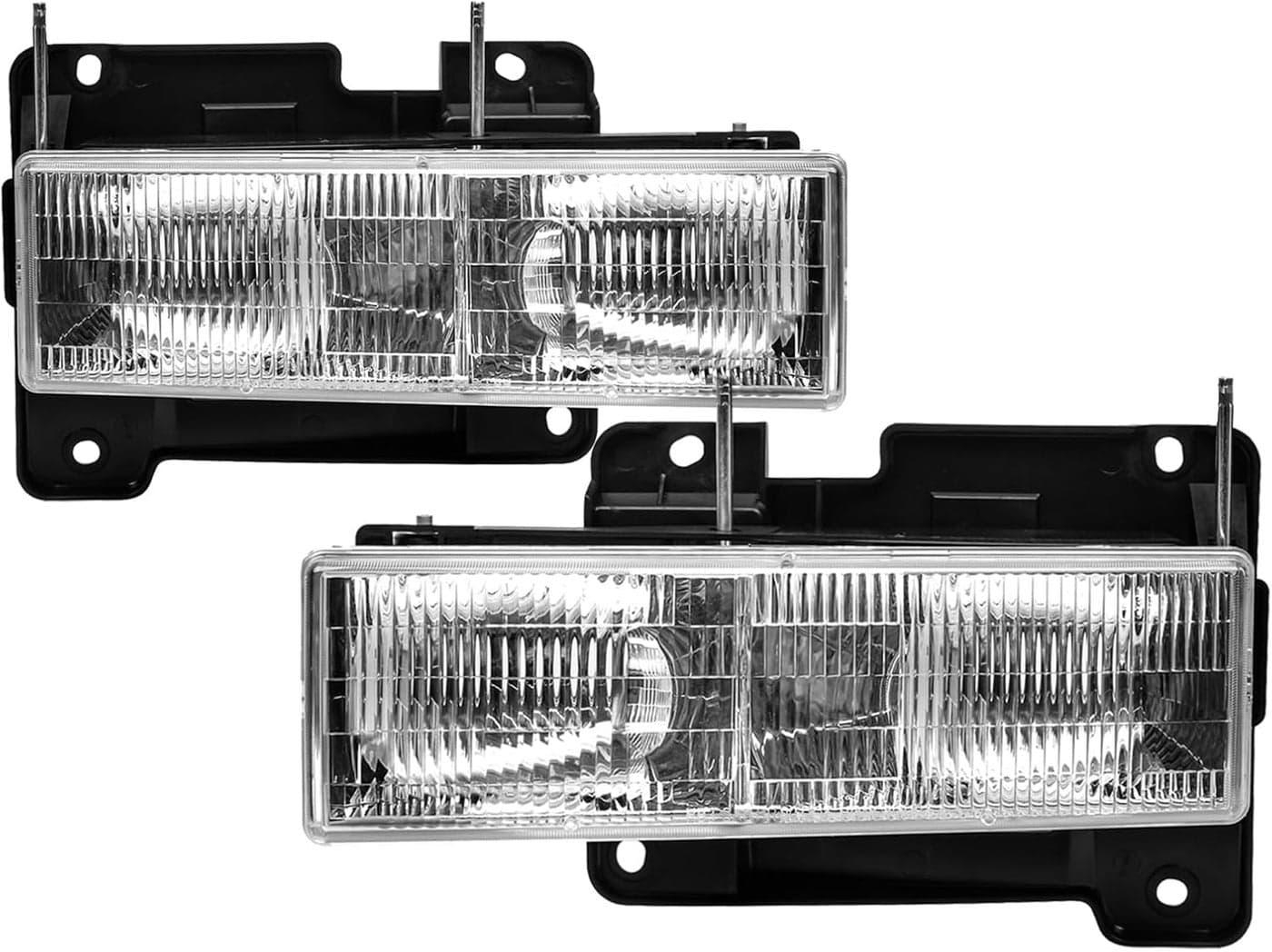 corkiauto 2Pcs Headlight Assembly for 1988-2002 Chevy GMC C/K Series and 1992-2000 Models