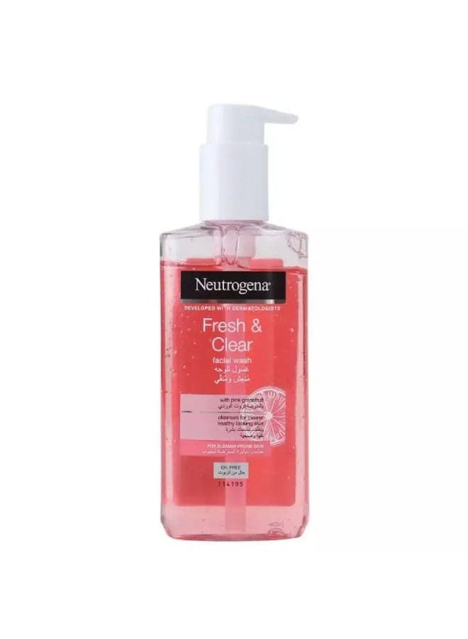Fresh and Clear Facial Wash - 200ml Pink 200mlml