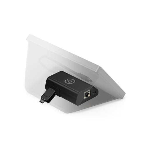 Elgato Network Dock for Stream Deck Ethernet Adapter PoE or USB Powered OnDevice Setup Mounts to Desk Wall or Stream Deck Stand for Studio Broadcast and Live Events No PC Needed