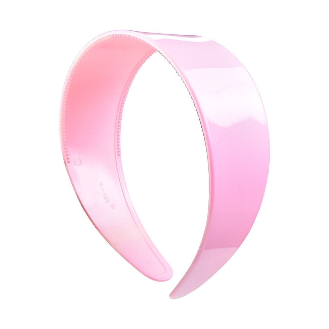 Motique Accessories Light Pink 2 Inch Hard Plastic Headband with Teeth Women and Girls wide Hair band