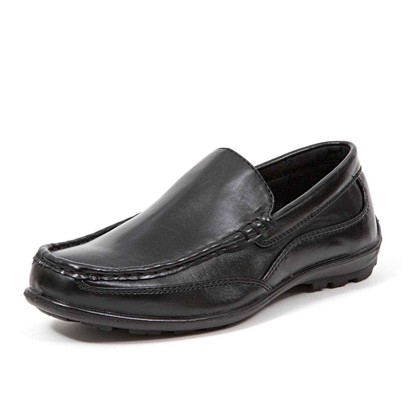 Deer Stags Boys Booster Driving Moc SlipOn Black 25 Little Kid