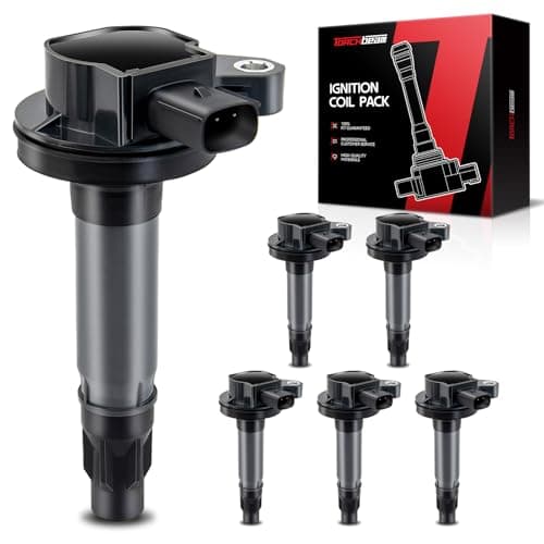 Torchbeam 6 Packs Ignition Coil UF553 Fit for 2007 2008 2009 2010 2011 2012 2013 2014 2015 2016 Ford Mazda Edge Explorer F150 Taurus Flex Lincoln MKZ MKS MKX CX9 3.5 3.7 V6 Replacement for UF553 DG520