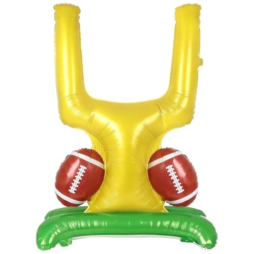 Atiloy Football Party Supplies Kit Football Goal Post Balloon Party Decorations for Sport Themed Party Decorations Game Day Kids Birthday Party Supplies Indoor Outdoor