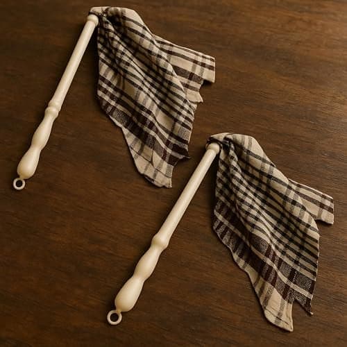 Vemlons Jhatakni Handy Duster with Removable Cotton Cloth for Cleaning Home/Jhatakni Cleaning Duster (Combo Set of 2 Duster), Multicolor
