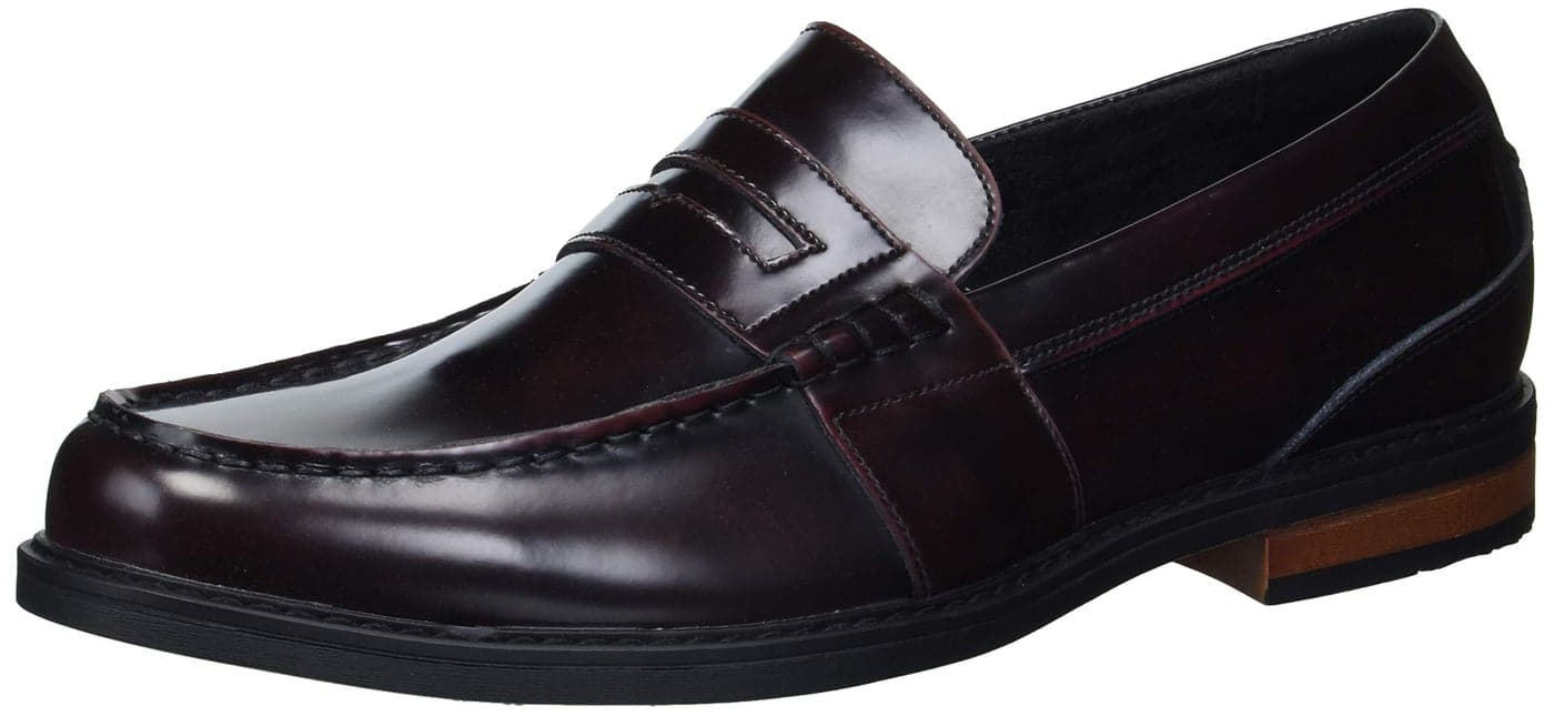 Lincoln Classic Penny Loafer Slip-On Burgundy Polished