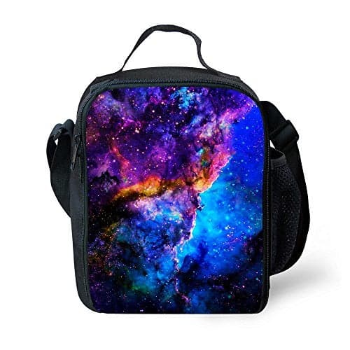 CAIWEI Galaxy Lunch Bag Insulated Lunch Box Cooler Bag Starry sky 1