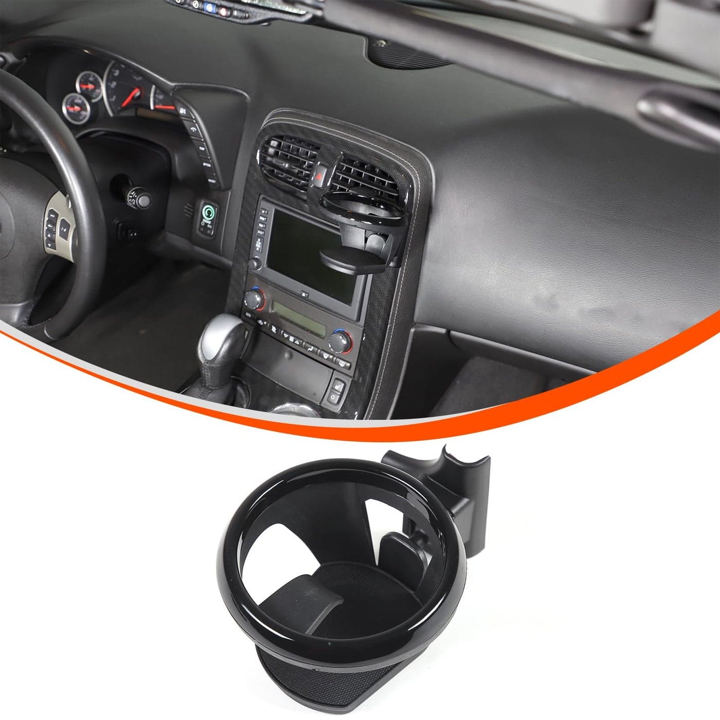 Car Air Vent Cup Holder Compatible with Chevy Corvette C6 20052013 Car Cup Holder Expander Adapter Dashboard Cup Holder Beverage Holder Accessories