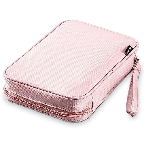 Zannaki Big Capacity Storage Pouch Marker Pen Pencil Case Simple Stationery Bag Box Art Tool & Sketch Storage Boxes for Bullet Journal Middle High School Office College Student Girl Women Adult Teen