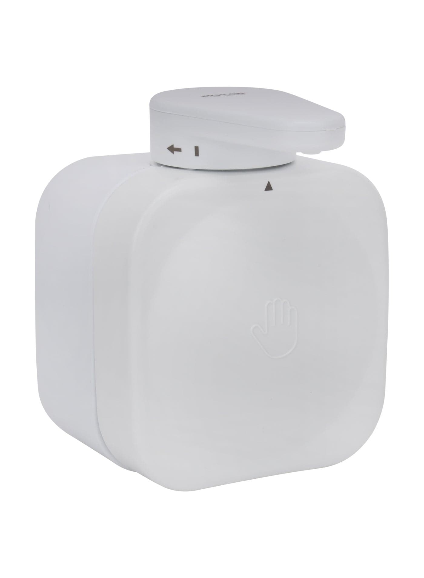 Soap Dispenser-EPSBA1554/ Wall Mounted with Strong Suction Design, Versatile Refillable for Liquid/ Innovative, Effortless Dispensing and One Hand Use, Suitable for Even Walls, Ceramic Tiles
