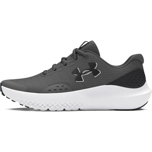 Under Armour Boys' Grade School Surge 4, (101) Castlerock/Anthracite/Anthracite, 5, US