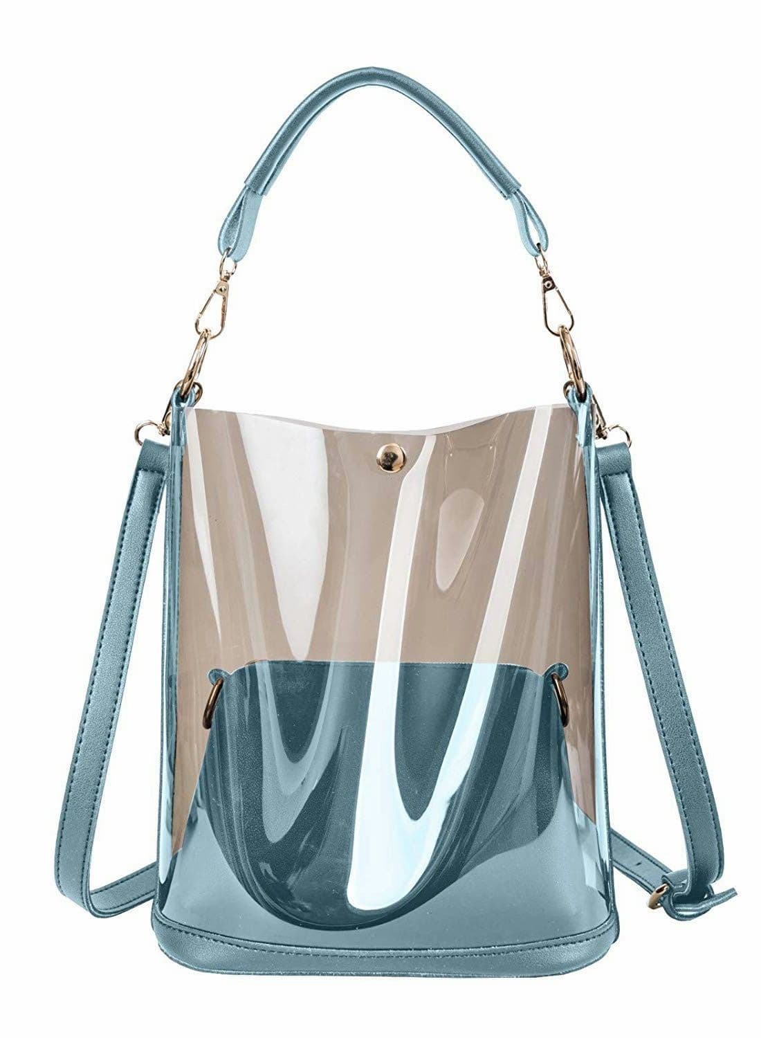 Ladies Shoulder Bag Transparent Pouch Versatile Beach Elegant Women PVC Handbag Fashion Diagonal Crossbody Phone Coin