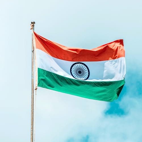 SWATRIC Indian Flag by IIT Delhi Startup | Size (8 ft x 12 ft) All Weather Flag, Fade Resistant, Double Stitched Tiranga, Satin Fabric