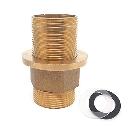 1pcs 2.32Inch Length Shank Nuts Faucet Tap Extension,Faucet Mount Extension Shank Threaded Pipe Mounting(Type:3)