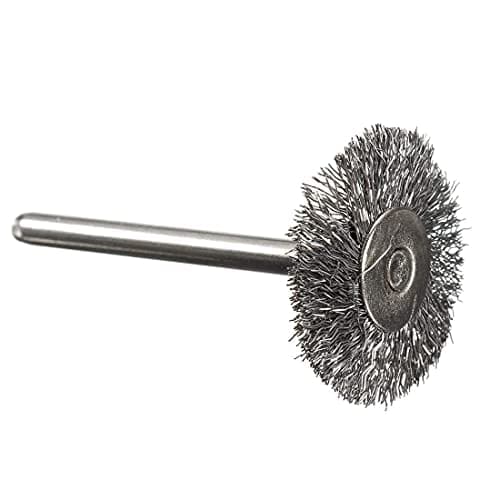 DIY Crafts Pack Of 5 Pcs, Metallic Silver Brushes, Steel Wire Wheel Brushes Cleaner Polishing Cup Ru (Pack Of 5 Pcs, Metallic Silver Brushes)