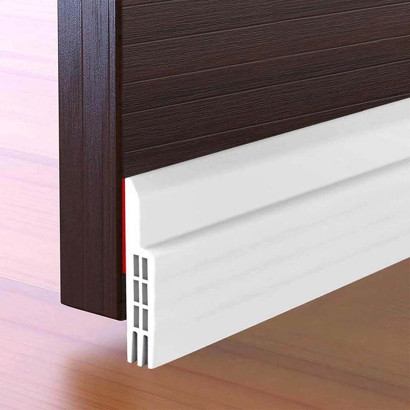 Suptikes Door Draft Stopper Under Door Sweep for Exterior Interior Doors Weather Stripping Door Seal Strong Adhesive Door Sweep Soundproof Weather Stripping 2 W x 39 L White