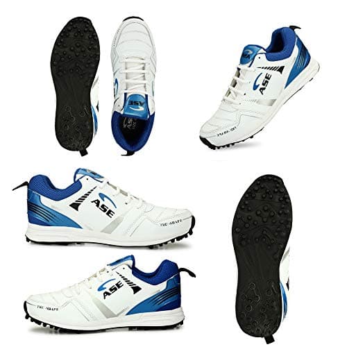 ASE PRO Blue Professional Cricket Shoes for Men 10 UK/IND (CRT006_Blue_10)