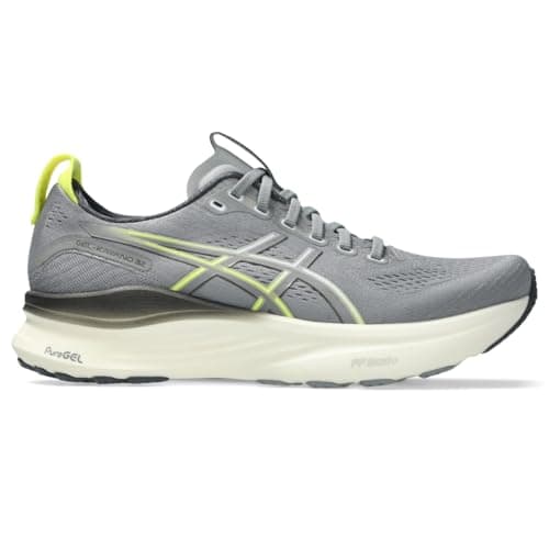 ASICS Men's Gel-Kayano 32 Running Shoes, 10.5, Gravel/Citron