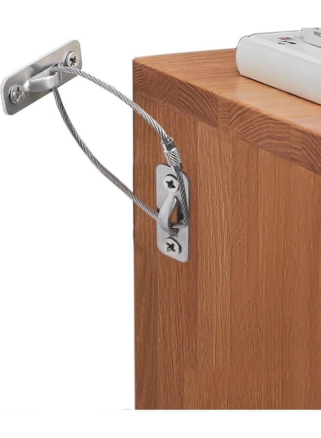 xicveiuz 6 Pack Furniture Anchors Kit for Baby Proofing