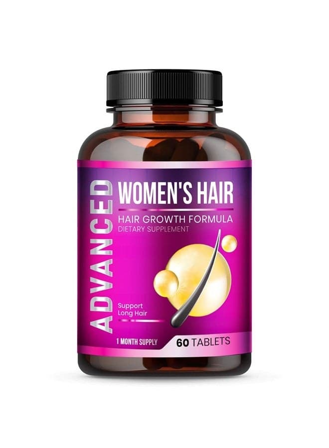 Hair Growth Vitamins For Women - Hair Vitamins For Thinning Hair For Women .Regrow & Regrowth Hair Supplement With DHT Blocker,Biotin & Saw Palmetto For Women.Volumize,Thicker,Longer Hair.