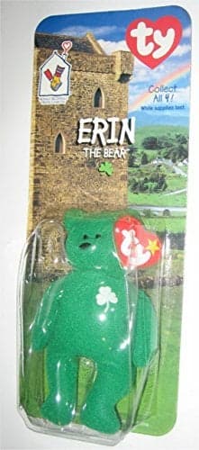 1 X TY Erin the Bear McDonalds Teenie Beanie NEW SEALED