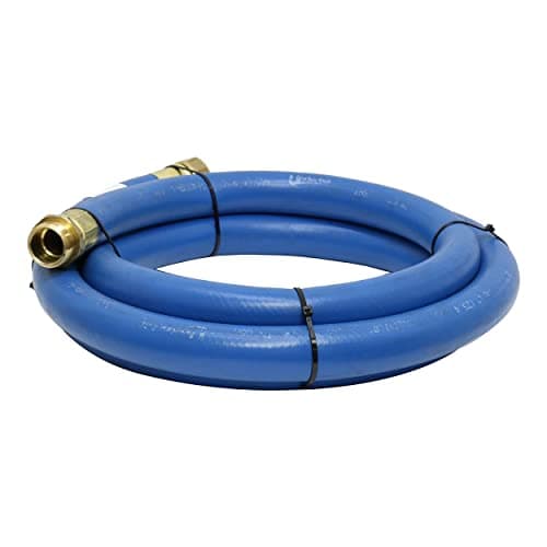 Underhill ShortyPro UltraMax Commercial Garden Water Hose, Lightweight, Heavy-Duty, Flexible, Anti-Kink, 1200 psi, H10-S10, 1 Inch x 10 ft, Blue