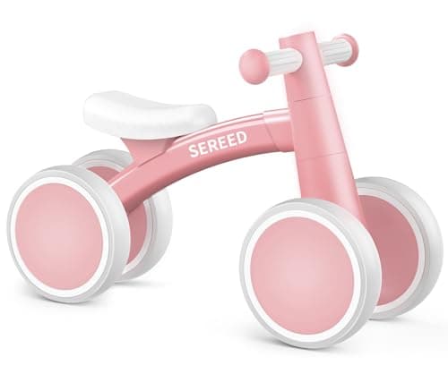 SEREED Baby Balance Bike for 1 Year Old Boys Girls 1224 Month Toddler Balance Bike 4 Wheels Toddler First Bike First Birthday Gifts