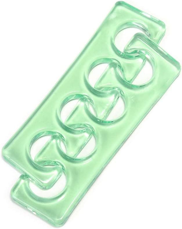 Toe Separators Toe Stretchers SoftFlexible Gel Silicone for Nail Polish Nail Art Pedicure Tools Green