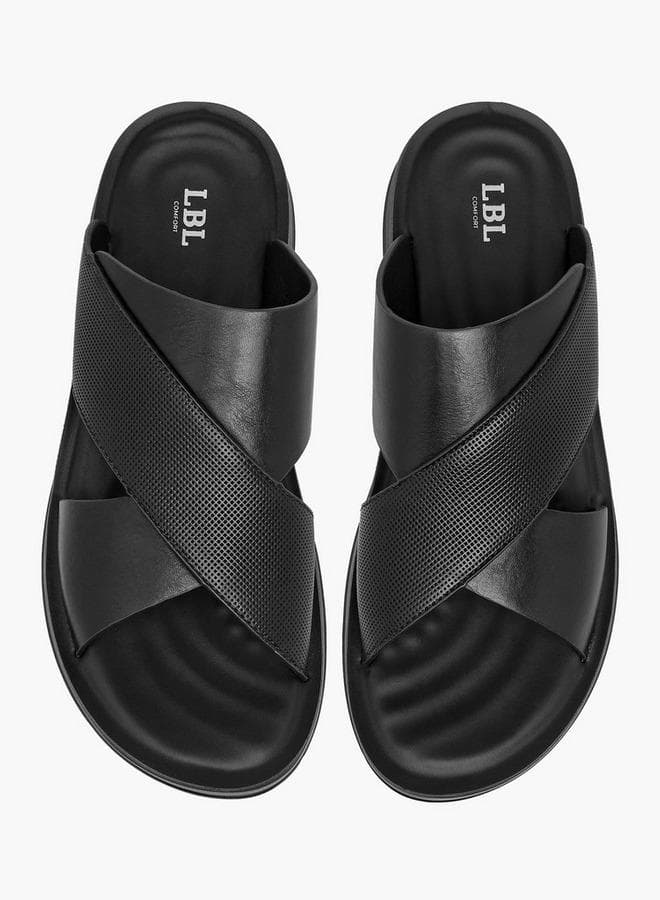 Men Cross Strap Arabic Sandals