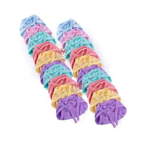 4INFANTSONLY New Born Baby's Cotton Cloth Langot, Langots for New Born 0-6 Months, Newborn Baby Cloth Diapers, Nappy For Baby Girl, Baby Boy U Shaped Washable, Reusable Nappies Multicolor (Nappy Pack of 20)