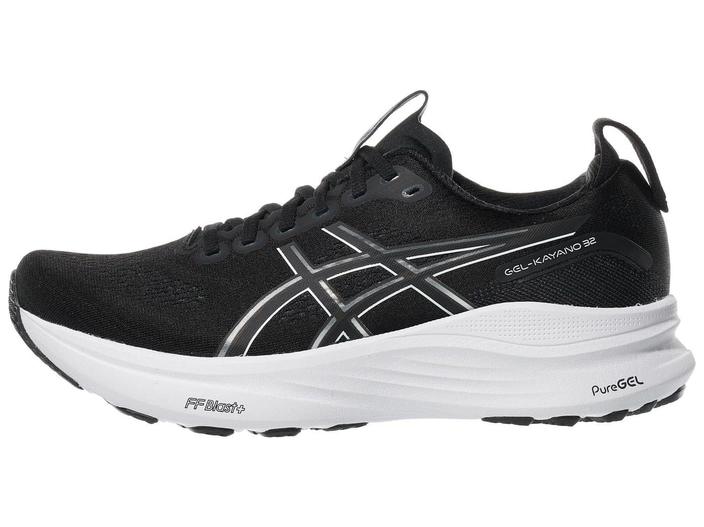 ASICS Women's Gel-Kayano 32 Running Shoes, 9.5, Black/White