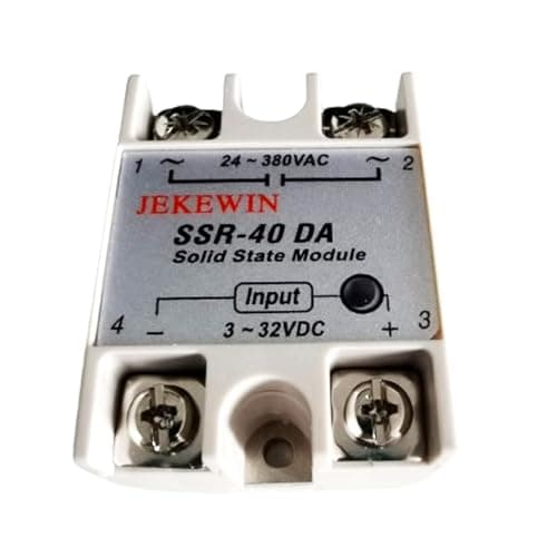 SSR-40DA 40A Solid State Relay Input 3-32V DC Output 24-380V AC (SSR-40 DA)
