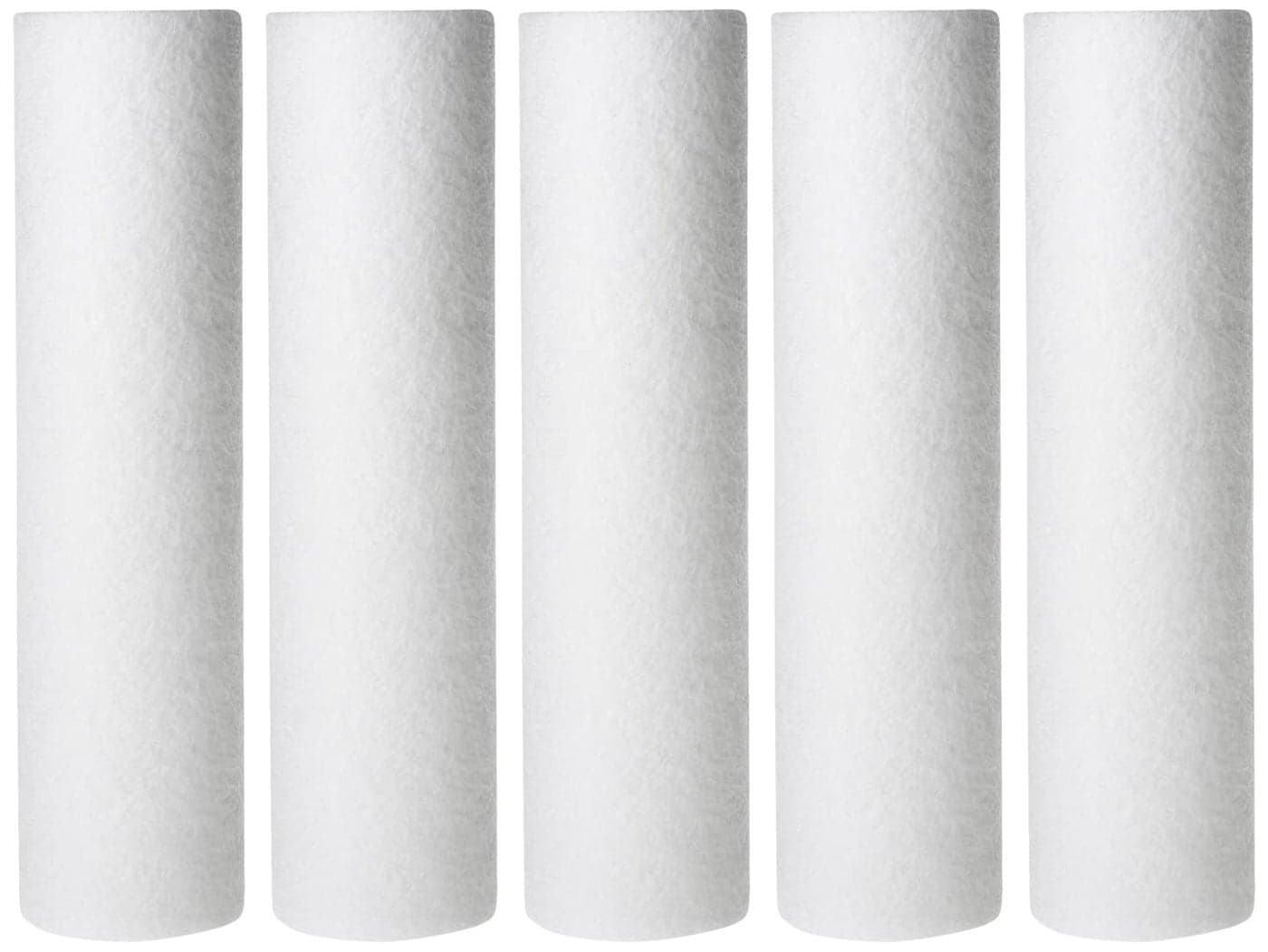 IPW Industries Inc. - Whole House Water Filter Replacement Cartridge, 50-Micron Poly-Spun Sediment Filtration System for Home Water - Watts Premier, 5 Pack