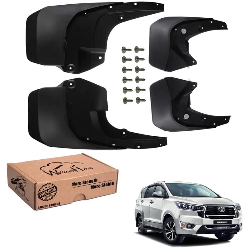 WolkomHome Car O.E Type Mud Flaps Mud Guard for Innova Crysta 2023