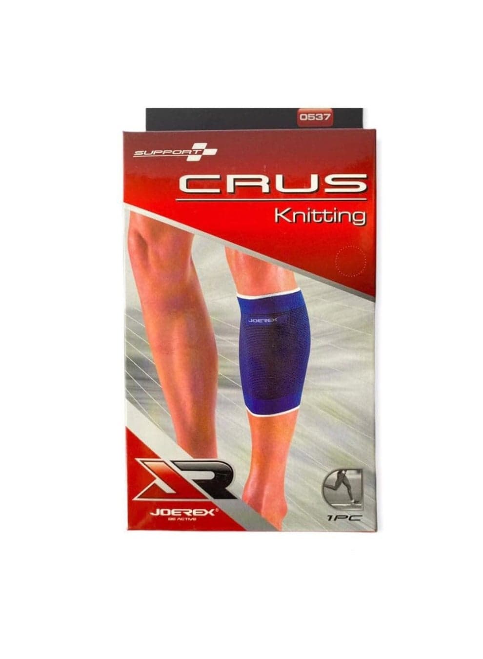 0537 Crus Brace Small Blue Knitting Cruss Spport Calf Protector