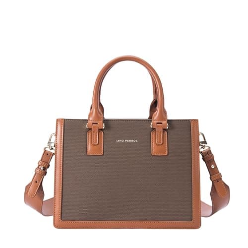 Lino Perros Monroe Petite Coffee Satchel Bag
