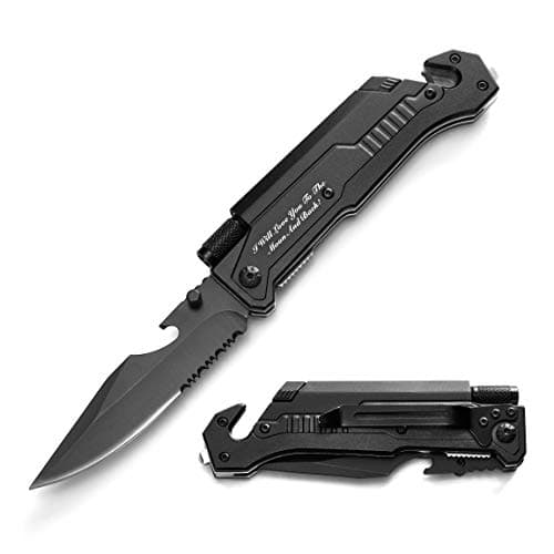 KetDirect Personalized Engraved Folding Knife for Husband Boyfriend from Girlfriend Wife - for Birthday Christmas Anniversary Valentines Thanksgiving - Mens Pocket Knives for Camping Fishing Hunting