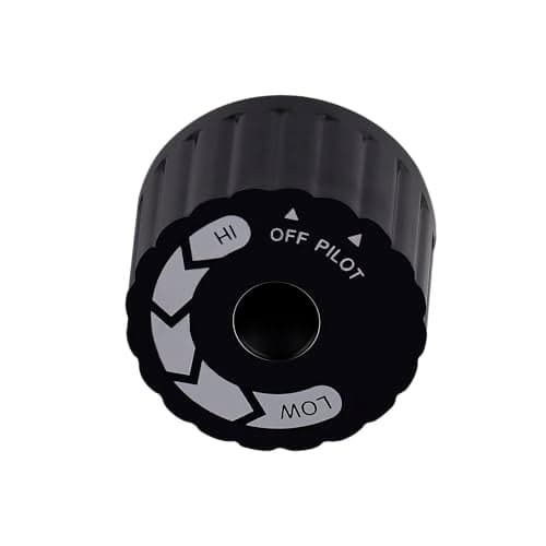 XTPTFABS Gas Valve Control Knob Compatible with SIT 630 EUrosit Only Knob Metal Rod Plunger 1Pcs Black