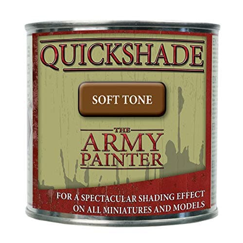 Miniature Painting Varnish for Shading Mini Models, Soft Tone - Quickshade Miniature Varnish by The Army Painter (250 ml)
