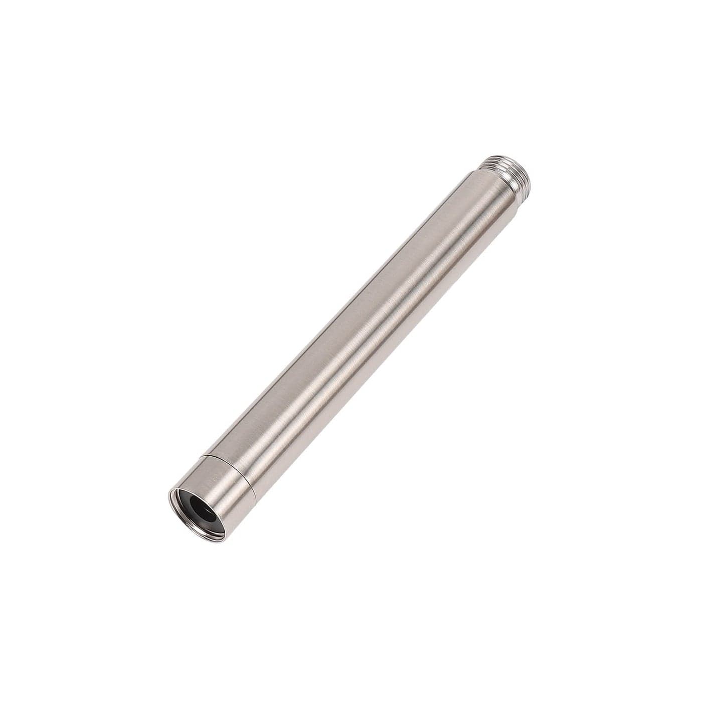 HarJue Shower Head Extension Arm Shower Extender Water Outlet Lowers Existing Shower Pipe Extension for Bathroom Made of Solid Metal Stainless Steel6 Inch Brushed Nickel