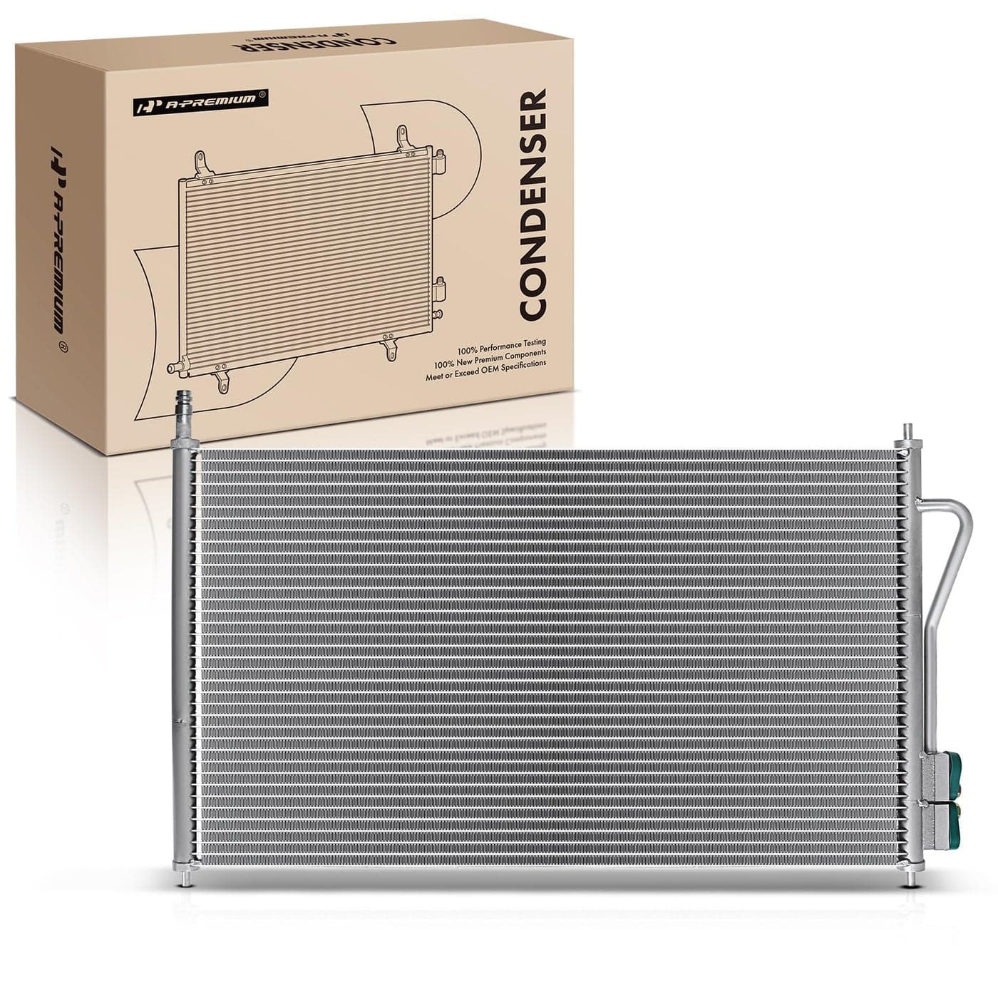 APremium Air Conditioning AC Condenser Compatible with Ford Focus 20002005 20L 23L Replace 4938 YS4Z19712AB