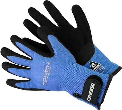 Cressi Conch Dyfiber Gloves Blue L