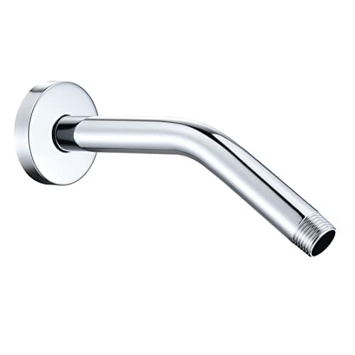 123815 Replacement For Moen 8 Inches Anti-leakage Ceiling Wall Mounted Bend Accessories-Basic Shower Arm and Flanged,Made of Solid Brass,Chrome