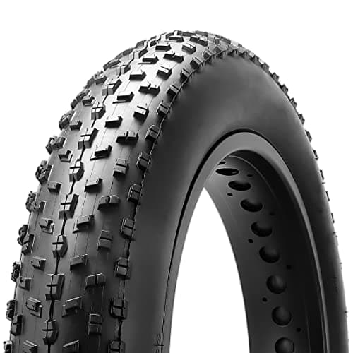 MOHEGIA Fat Bike Tire: 26 x 4.0 inch Folding Replacement Fat MTB Tire for Wide Mountain Snow Bicycle & Trike with Street or Trail Riding