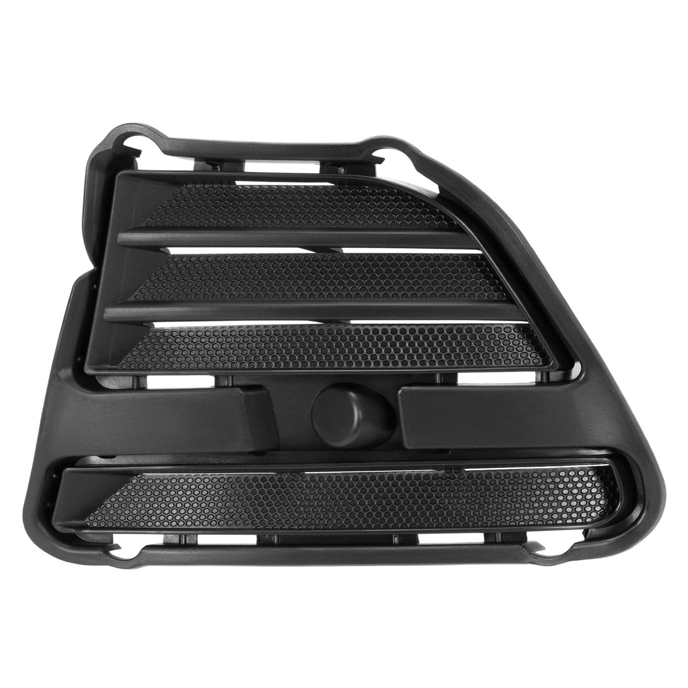 HECASA Left Fog Light Cover Compatible with 20132014 Ford Mustang Bumper Fog Lamp Trim Bezel Replacement for FO1038134 DR3Z17E811AA Driver Side Black