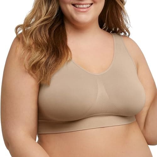 JUST MY SIZE womens Pure Comfort Plus Size Mj1263 Bras, Nude, XX-Large US